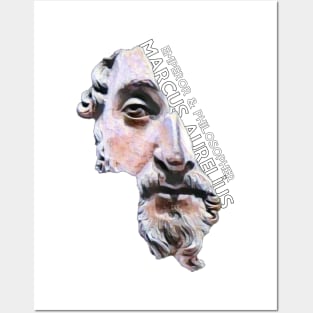 Emperor & Philosopher Marcus Aurelius (Light Colors) Posters and Art